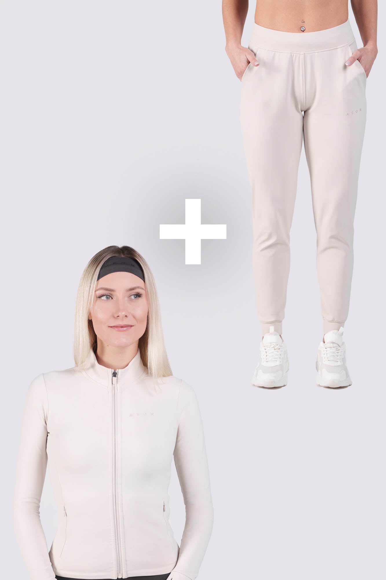 SECOND SKIN TRACKSUIT BUNDLE - OFF WHITE (2-PIECE)