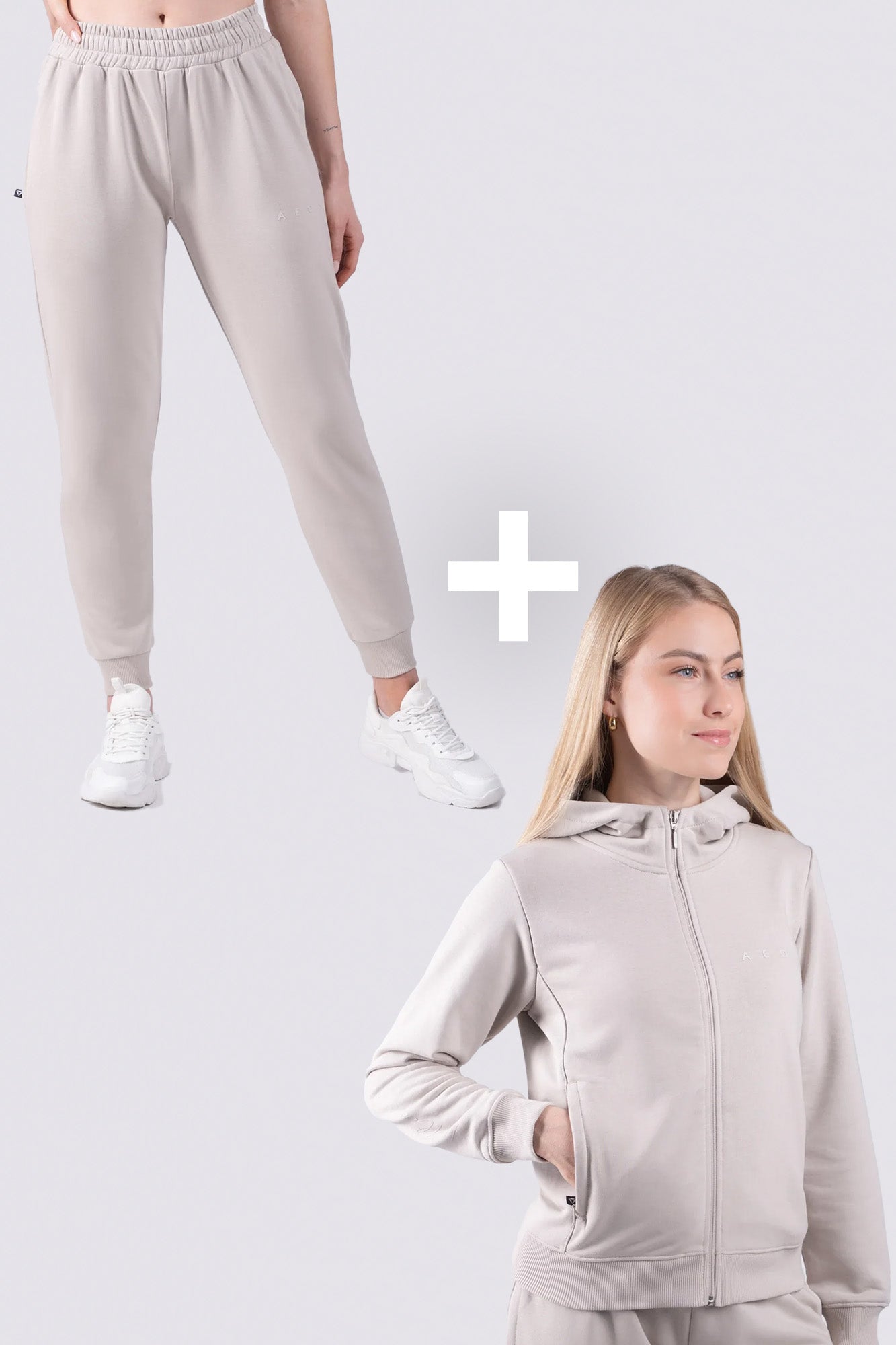 LIMITLESS TRACKSUIT BUNDLE - STONE (2-PIECE)